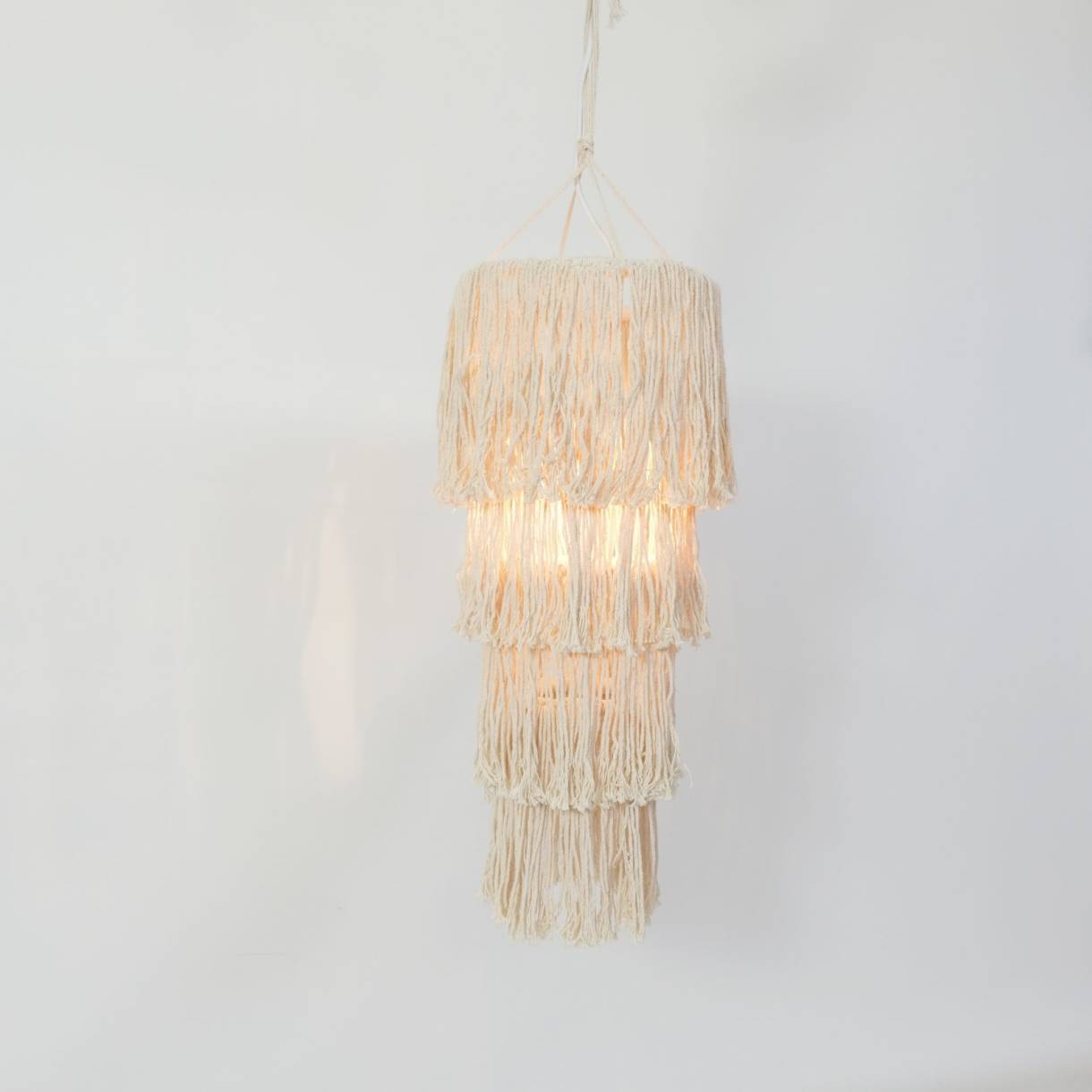 Mexican macramé shade, 5 available.