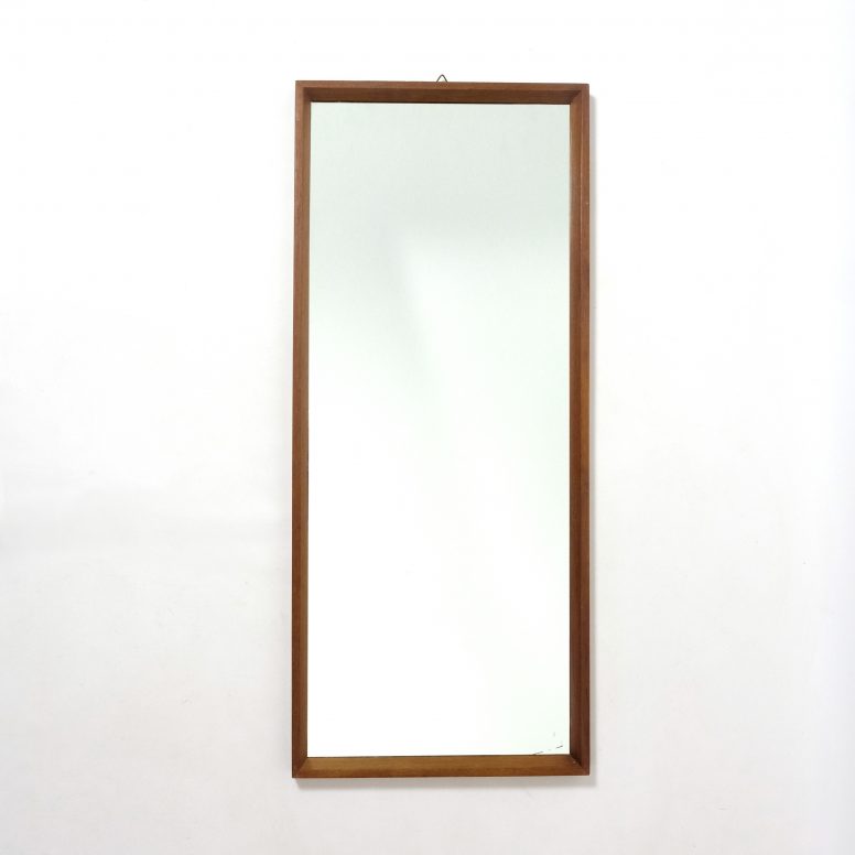 Large scandinavian mirror, 1960s, 74x32cm.