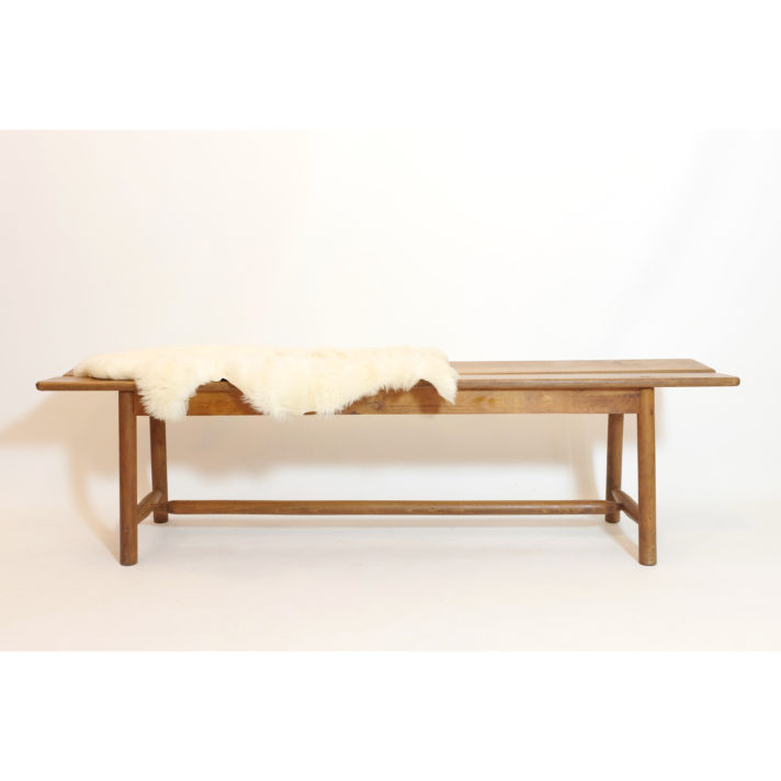 Pierre Gautier Delaye, large bench, circa 1950.