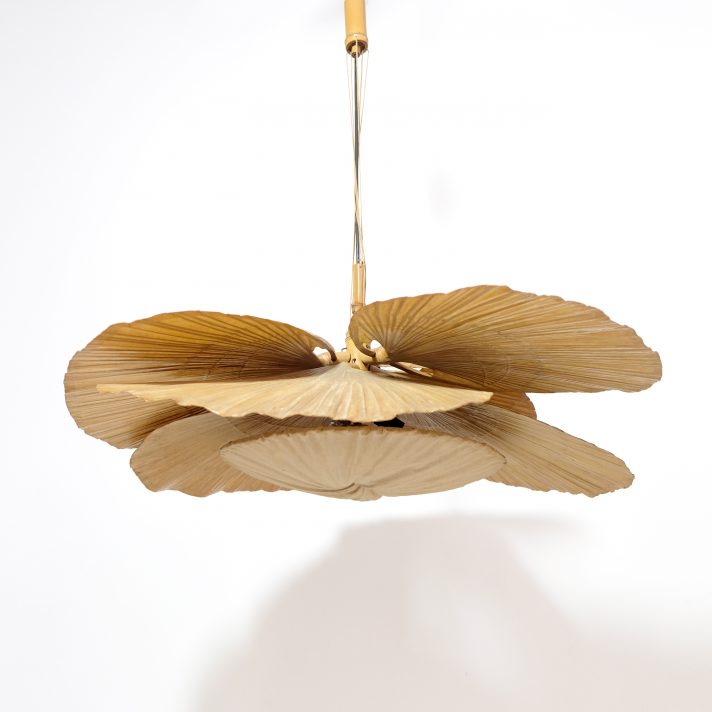 Ingo Maurer, Uchiwa pendant, 80cm, 1970s.