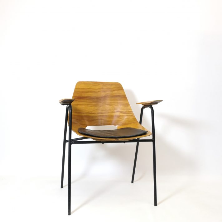 Pierre Guariche, a bridge chair, Steiner, 1950s.