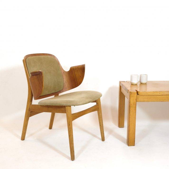 Hans Olsen, teak armchair, model 107, Bramin Møbler, 1957.