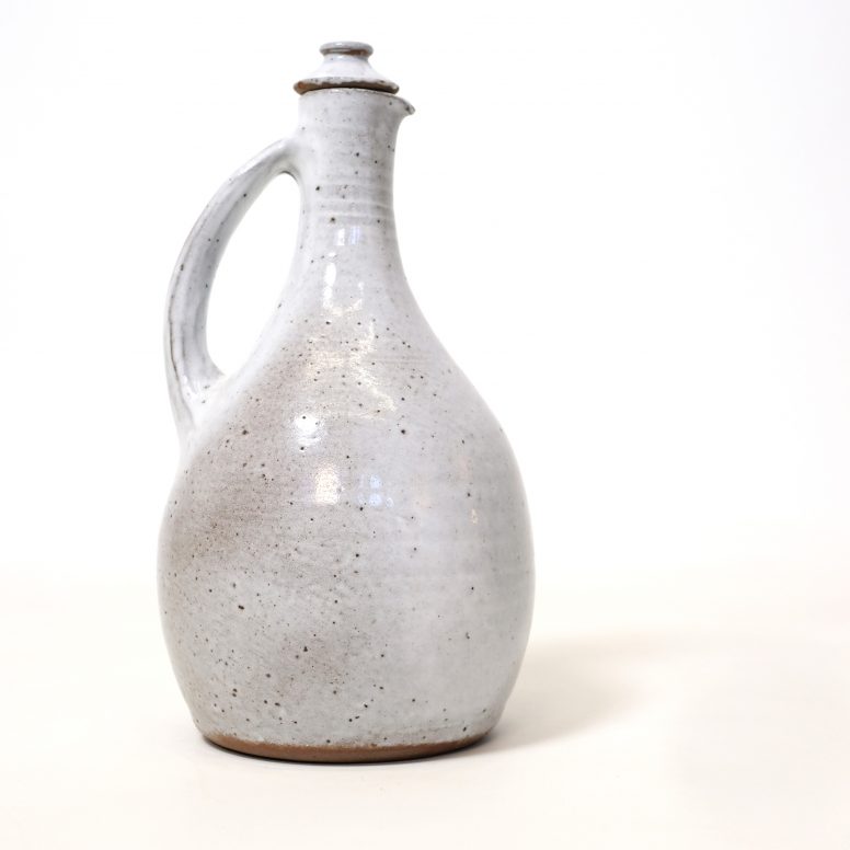 Jeanne and Norbert Pierlot, enamelled stoneware jug, 26 cm.