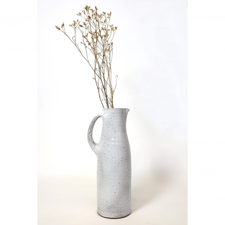 Jeanne and Norbert Pierlot, enamelled stoneware jug, 30 cm.