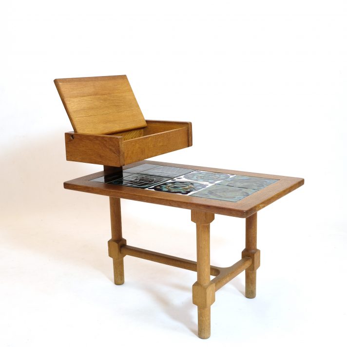 Guillerme et Chambron, table téléphone tripode, Votre Maison, 1960s.