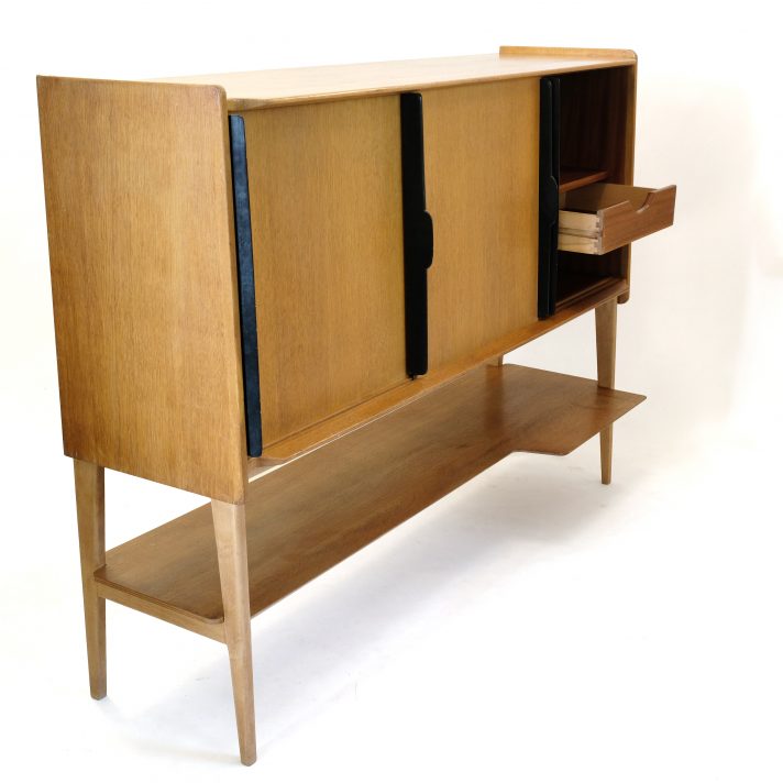 Roger Landault, high sideboard, Meuble ABC, 1950s.