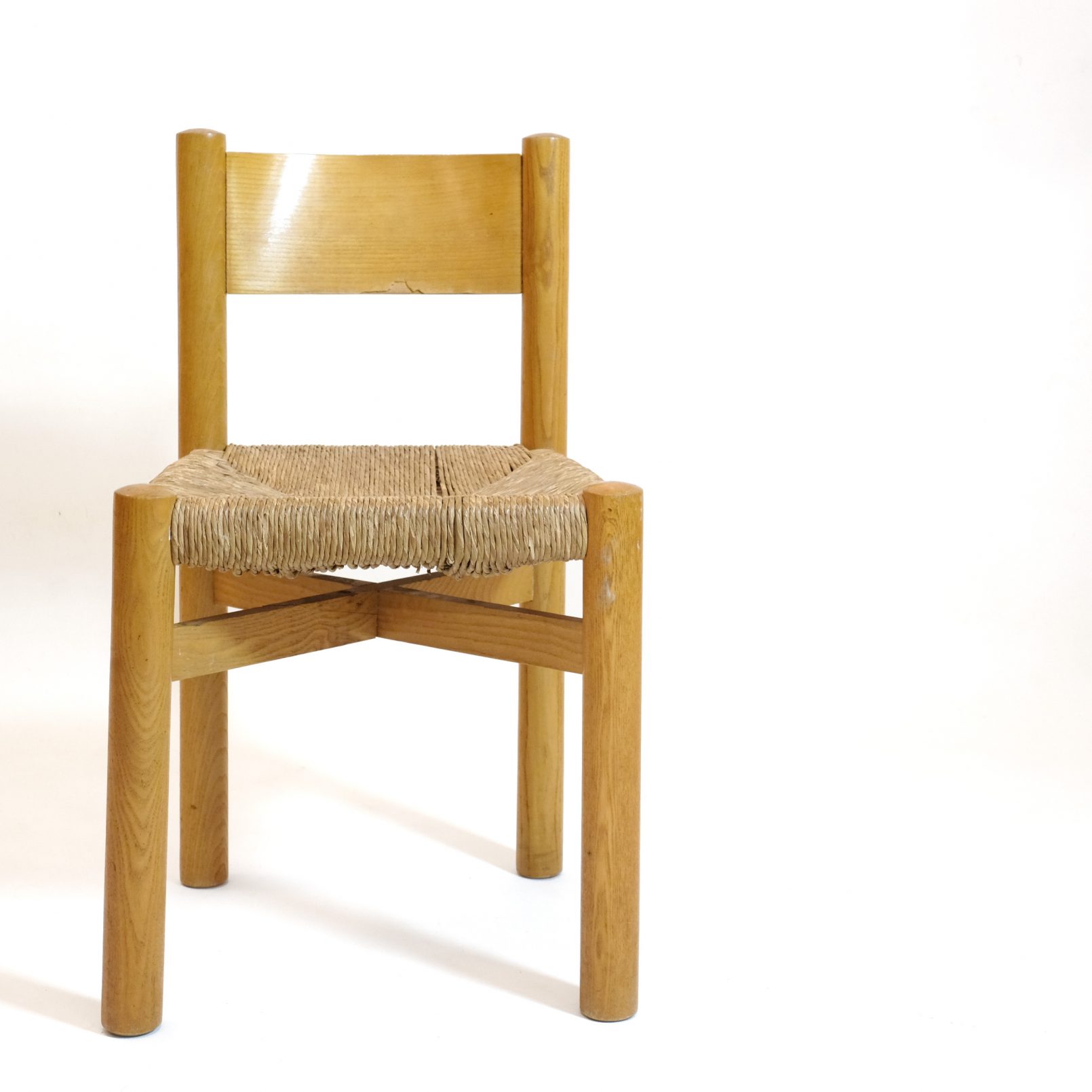 Charlotte Perriand, a Meribel chair, 1950s.