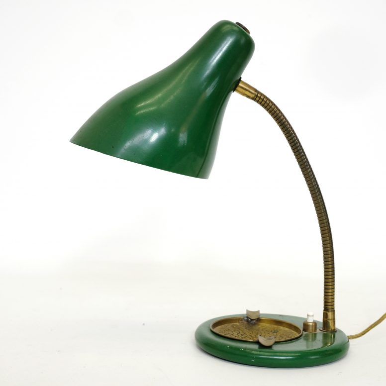 French green table lamp from the 1950’s.