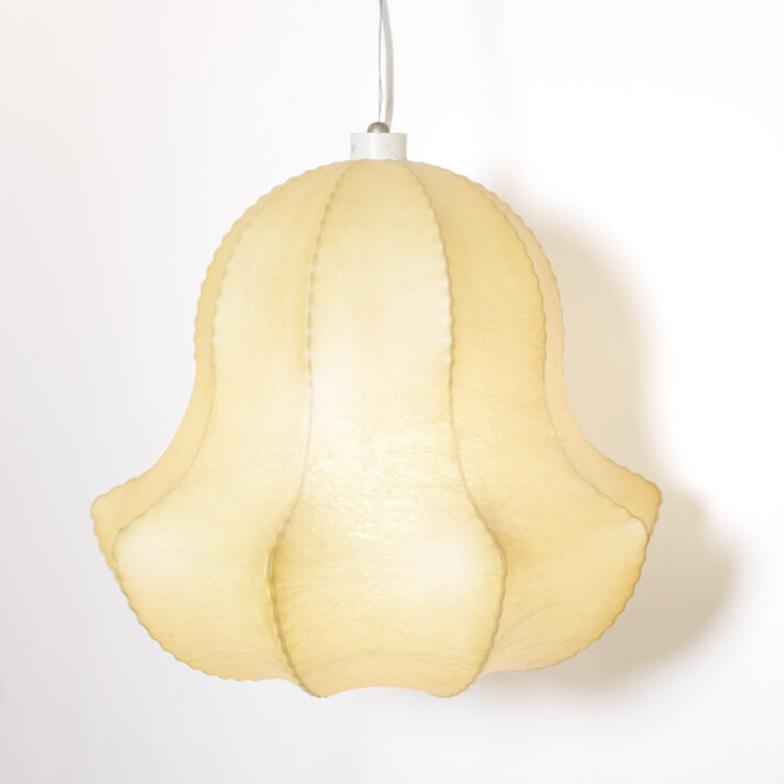 Large Italian cocoon pendant from the sixties.