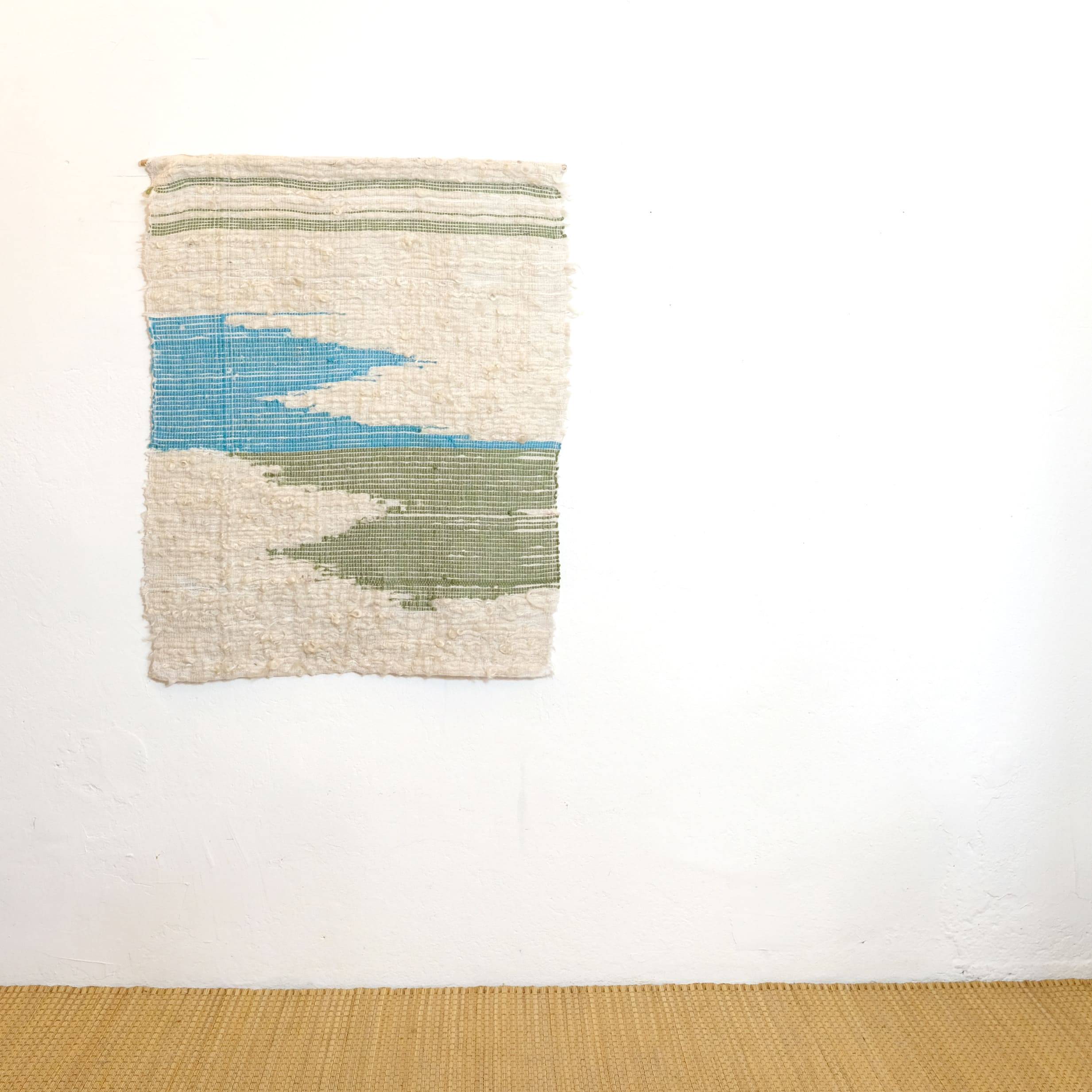 Janine Habert, woolen weaving, 100x70cm.