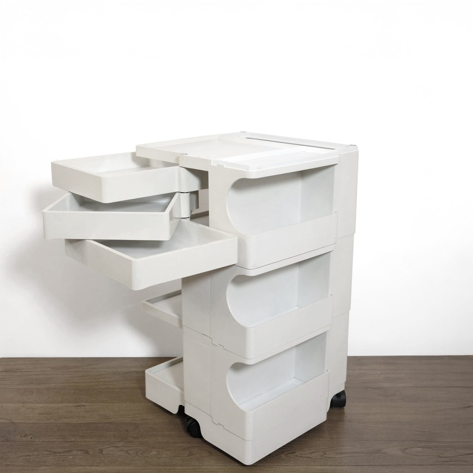 Joe Colombo, Boby trolley, Bieffeplast 1970s.