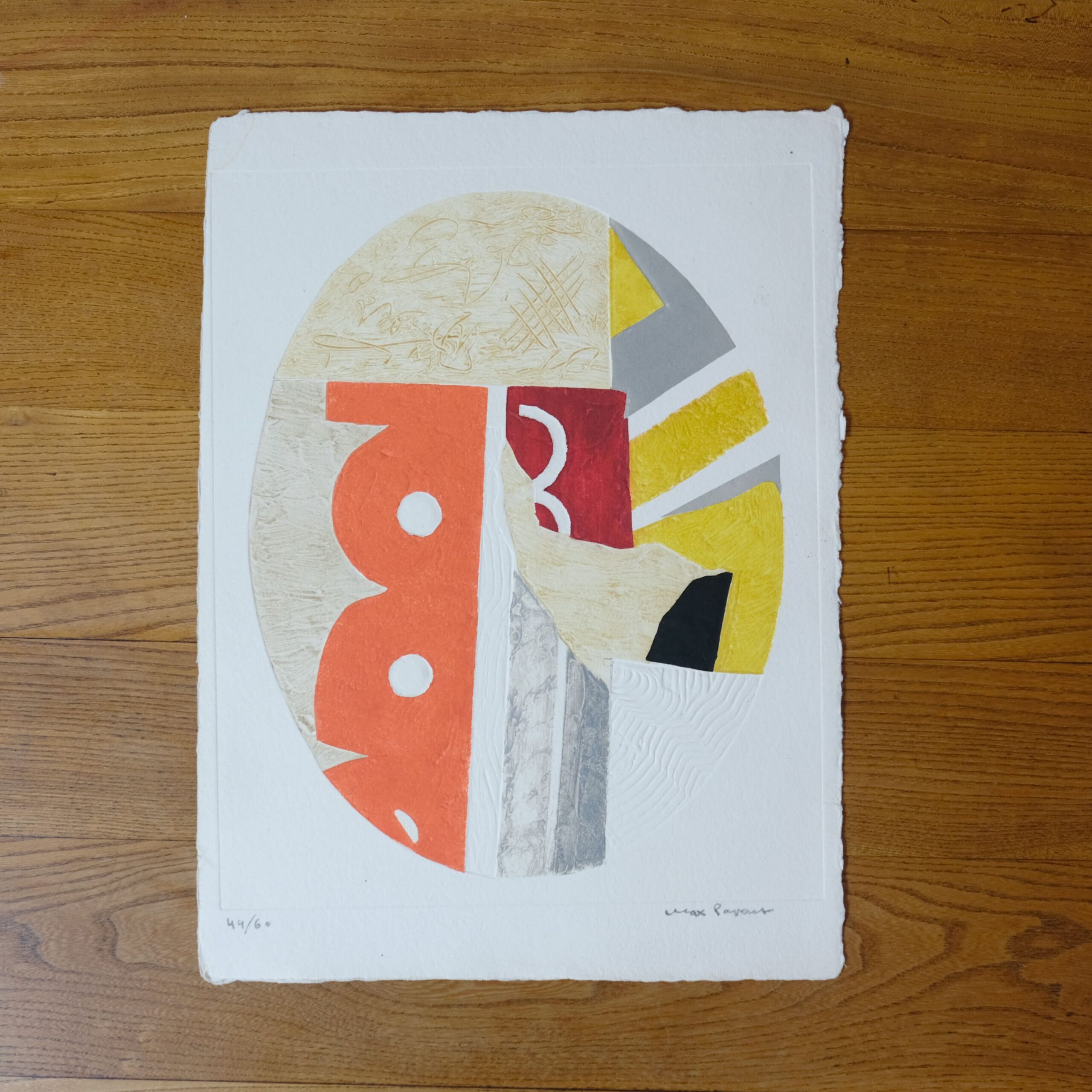 Max Papart, laid-down etching no 2.