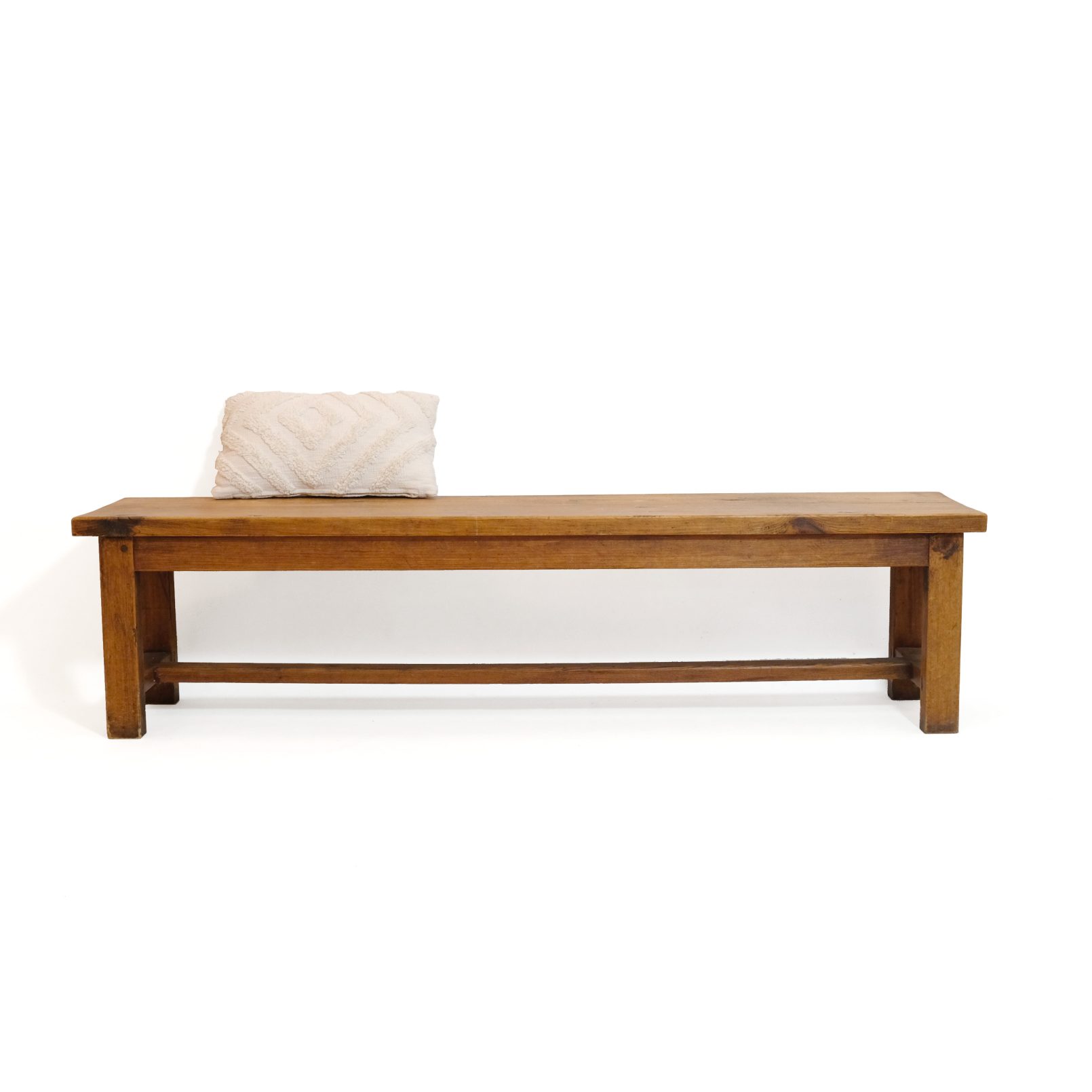 French handcrafted bench, 1970s-1980’s.